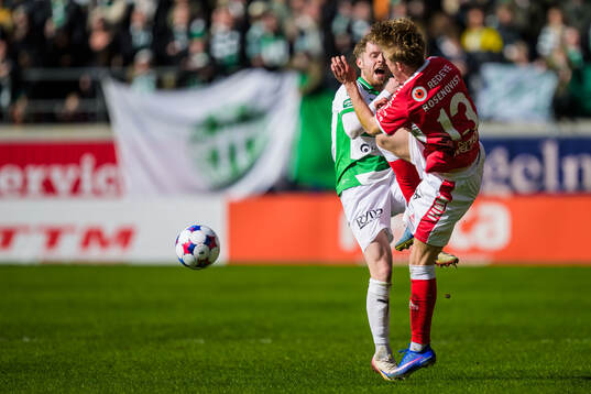 Västerås Victor Wernersson och Kalmars Charlie Rosenqvist