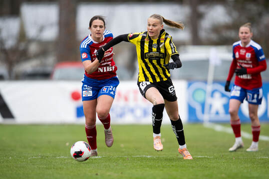 Vittsjös Daniela Galic och Häckens Stine Sandbech