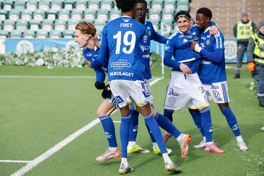 GIF Sundsvalls Hugo Aviander jublar