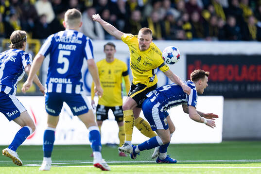 Elfsborgs Per Frick och IFK Göteborgs Tobias Heintz