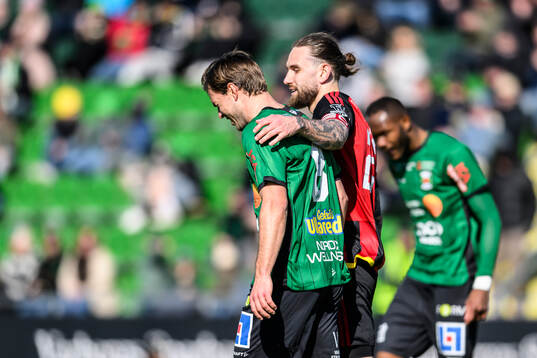 Varbergs Albin Winbo och Östersunds Ali Suljic