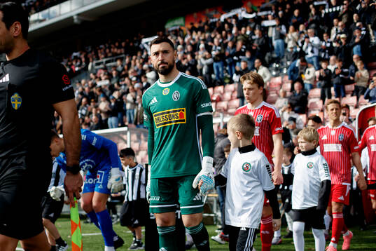 Landskronas målvakt Amr Kaddoura