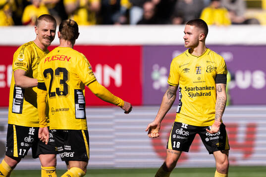 Elfsborgs Julius Magnusson jublar