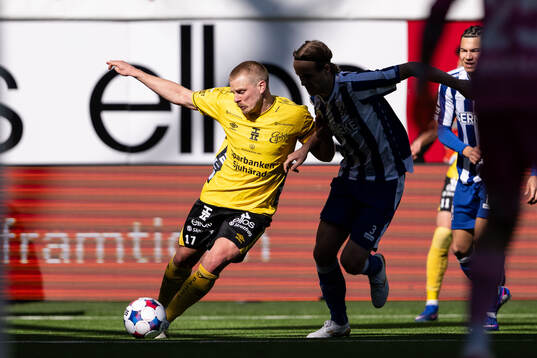 Elfsborgs Per Frick och IFK Göteborgs August Erlingmark
