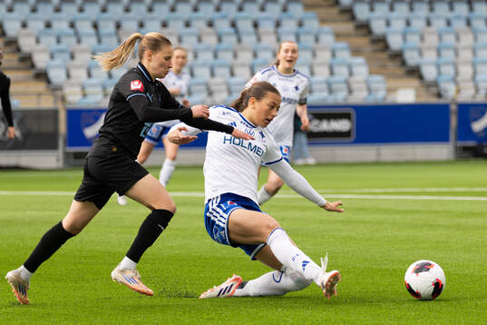 Malmö FFs Katariina Kosola och IFK Norrköpings Malva
