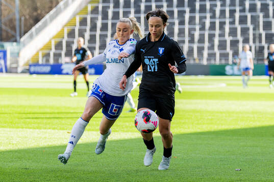 IFK Norrköpings Beatrice Persson och Malmö FFs Miljana