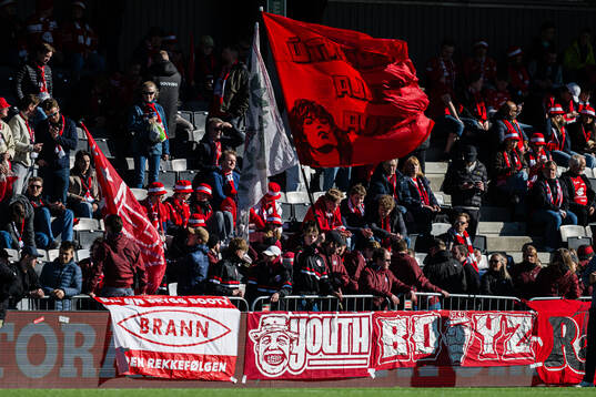 Spectators in the stands