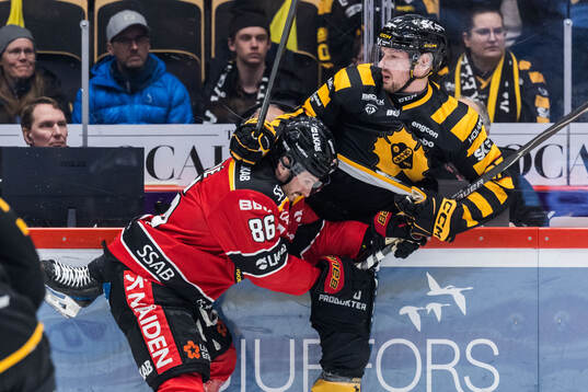 Luleås Mathias Bromé och Skellefteås Martin Lundberg