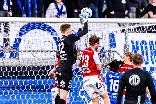 Oddevolds Morten Sætra och Sandvikens IFs Kasper Harletun