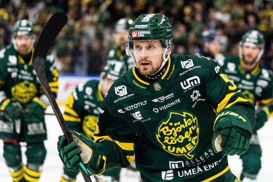 Björklövens Fredrik Forsberg jublar