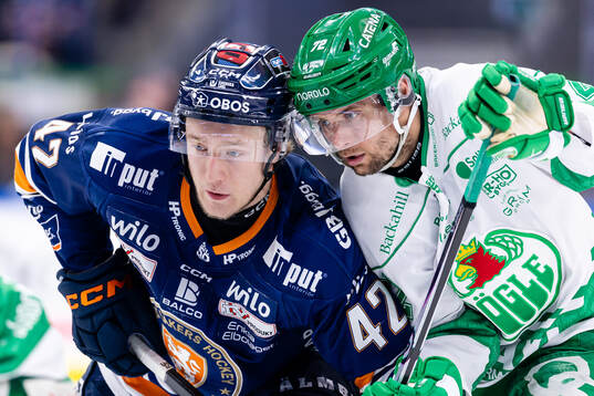 Växjös Kalle Kratz och Rögles Daniel Zaar