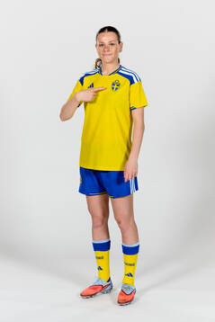 Sofia Reidy of the Swedish women's national football team