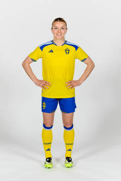 Beata Olsson of the Swedish women's national football team