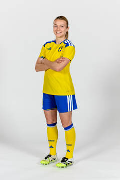 Beata Olsson of the Swedish women's national football team