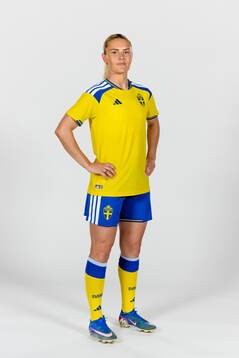 Amanda Nilden of the Swedish women's national football team