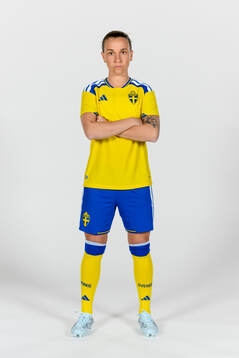 Julia Zigiotti Olme of the Swedish women's national