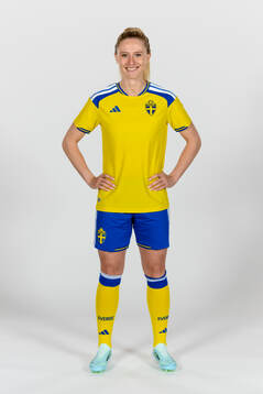 Rebecka Blomqvist of the Swedish women's national football
