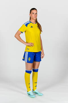 Bella Andersson of the Swedish women's national football