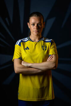 Sofia Reidy of the Swedish women's national football team