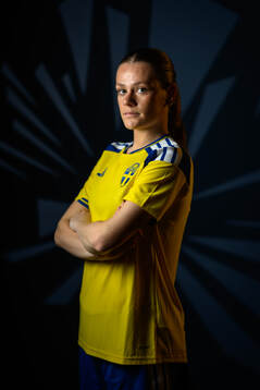 Sofia Reidy of the Swedish women's national football team