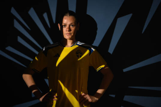 Sofia Reidy of the Swedish women's national football team