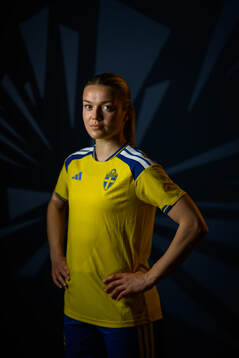 Beata Olsson of the Swedish women's national football team
