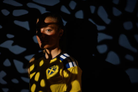 Smilla Holmberg of the Swedish women's national football