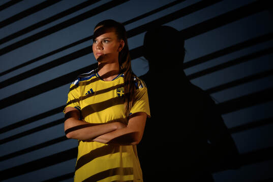 Bella Andersson of the Swedish women's national football