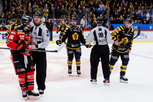 Luleås Mathias Bromé och Skellefteås Martin Lundberg
