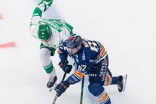 Rögles Filip Johansson och Växjös Manuel Ågren