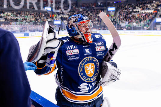 Växjös målvakt Ludvig Persson