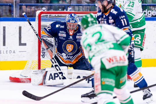 Växjös målvakt Ludvig Persson