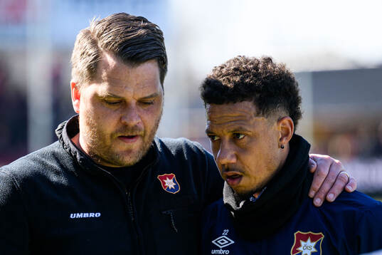 Örgrytes tränare Andreas Holmberg och Tobias Sana