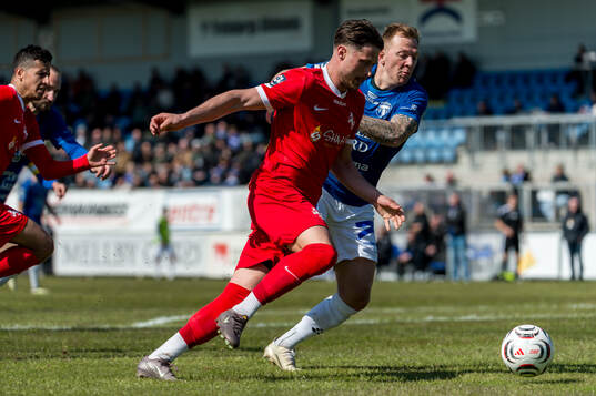 Ariana FCs Kevin Harletun och Trelleborgs Jesper Modig