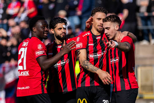 Nordic United FCs Emmanuel Swedi, Mohammad Fazal, Aziz