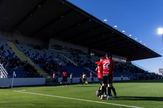 Nordic United FCs Niklas Söderberg jublar
