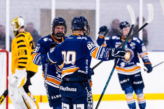 Växjös Olle Karlsson och Wiggo Sörensson jublar