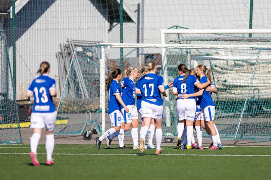 Halmstads spelare jublar