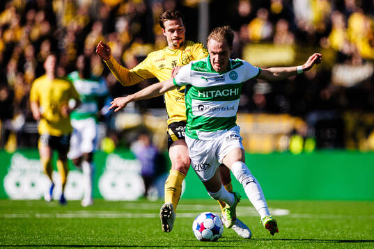 Elfsborgs Simon Olsson och Västerås Marcus Baggesen