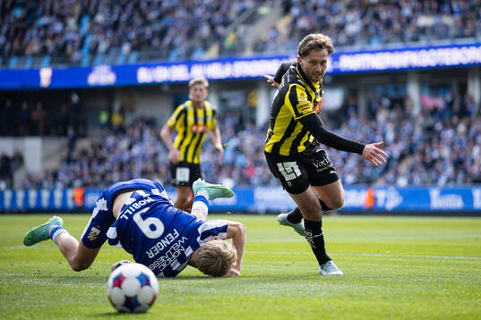 IFK Göteborgs Max Fenger och Häckens Adam Lundkvist