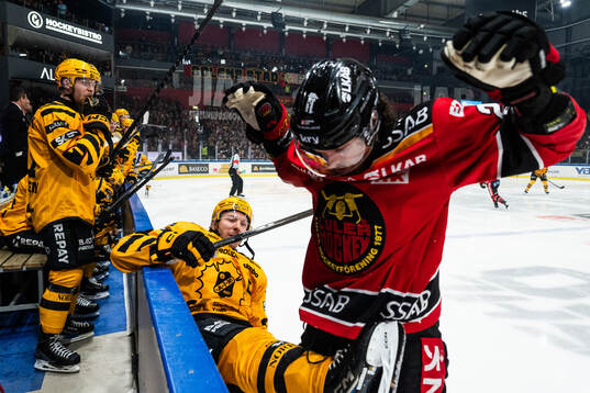 Skellefteås Pär Lindholm och Luleås Brendan Shinnimin