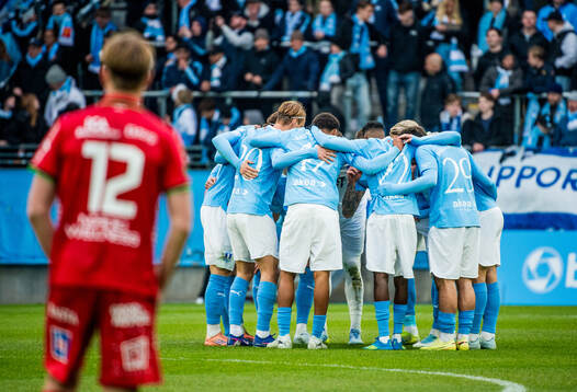 Malmö FFs spelare samlas