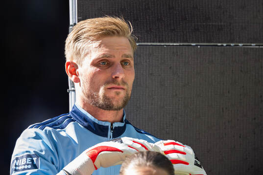 Djurgårdens målvakt Jacob Rinne
