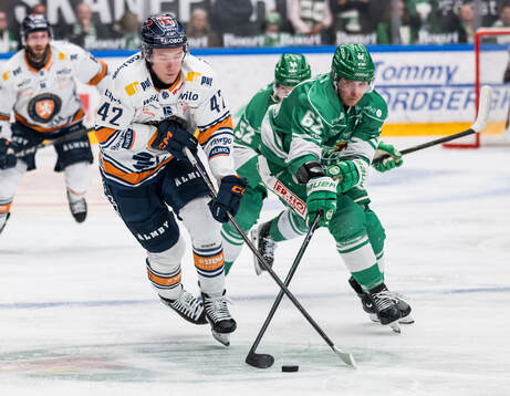 Växjös Kalle Kratz och Rögles Lubos Horky