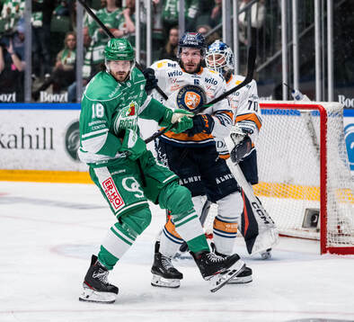 Rögles Dennis Everberg och Växjös Brogan Rafferty