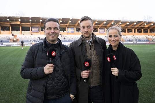 TV4s Nordin Gerzic, Axel Pileby och Irma Helin Zebanejad