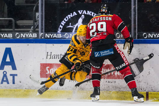 Skellefteås Jonathan Davidsson och Luleås Erik Gustafsson