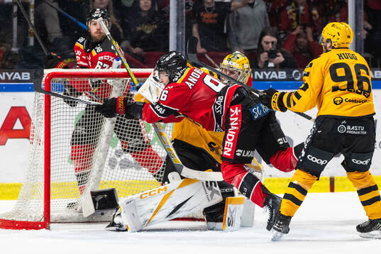 Luleås Pontus Andreasson och Skellefteås Rickard Hugg