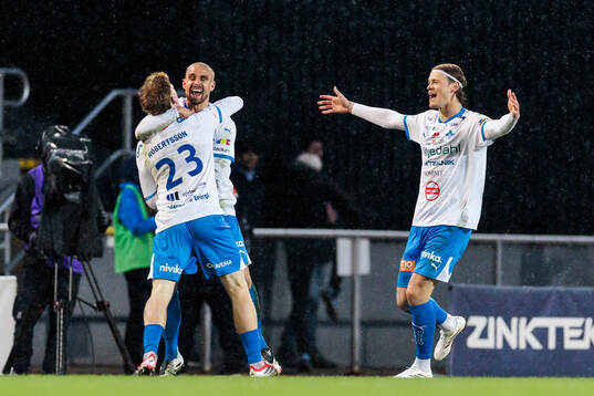 IFK Värnamos Logi Hrafn Robertsson Douglas Bergqvist och