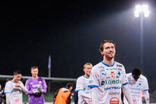 IFK Värnamos Carl Johansson jublar